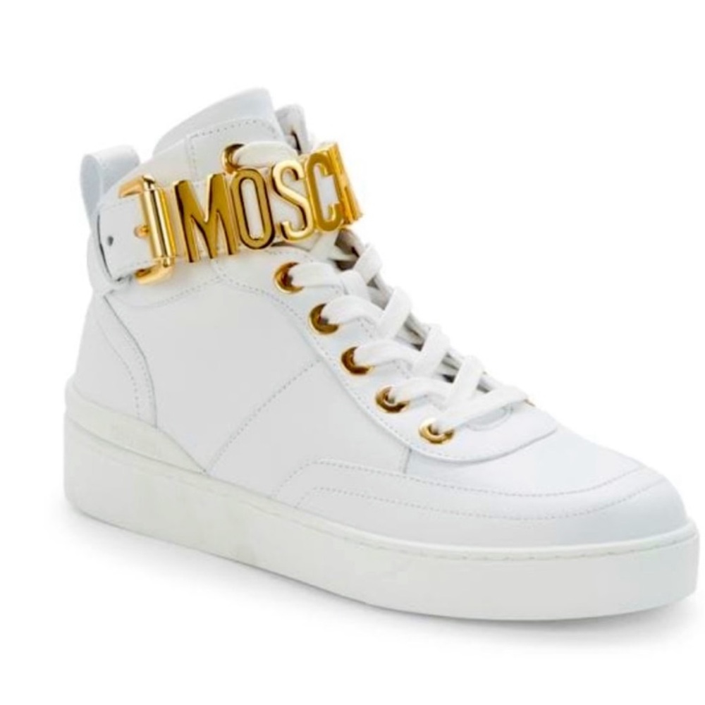 Moschino
Buckled High Top Sneaker